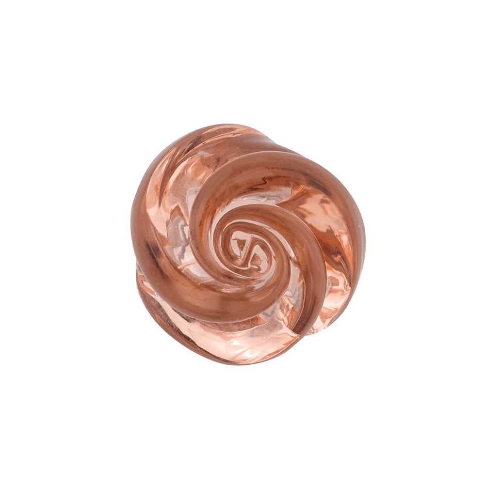 Traditional Murano Glass and Metal Knob - 9030