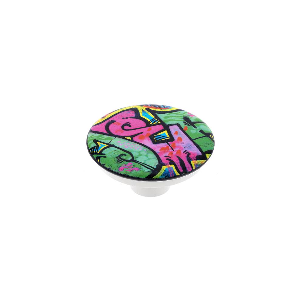 Richelieu America - Contemporary Plastic Knob - 7625 - Graffiti