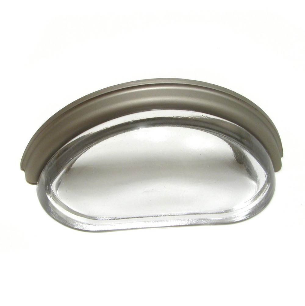 Richelieu America - Eclectic Crystal Cup Pull - 1008 - Clear,Matte Nickel