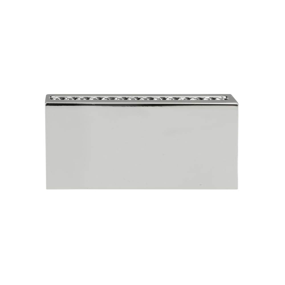 Contemporary Aluminum and Swarovski Crystal Pull - 2790