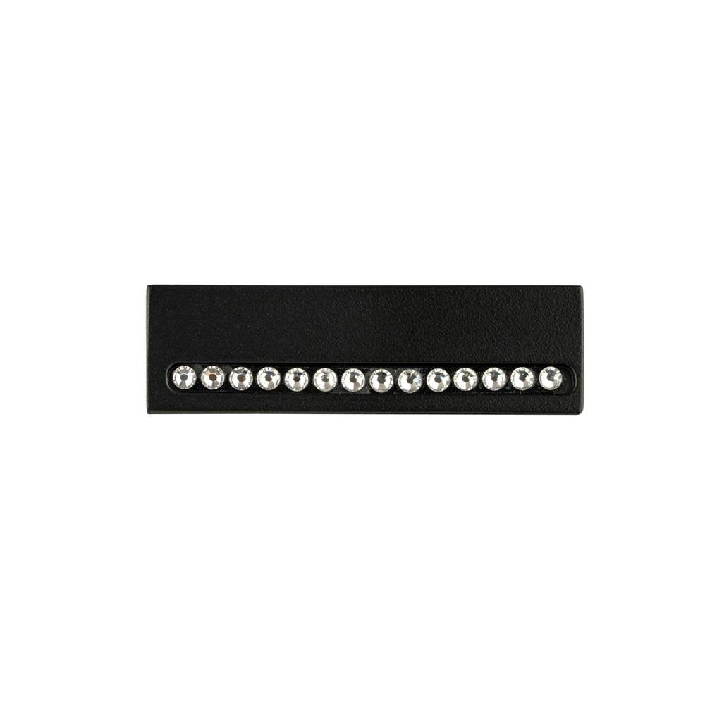Contemporary Aluminum and Swarovski Crystal Pull - 2790