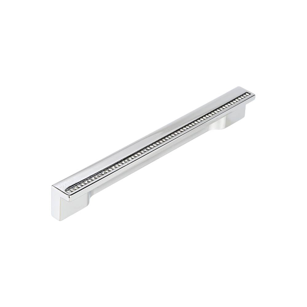 Richelieu America - Contemporary Aluminum and Swarovski Crystal Pull - 2790 - Clear,Chrome
