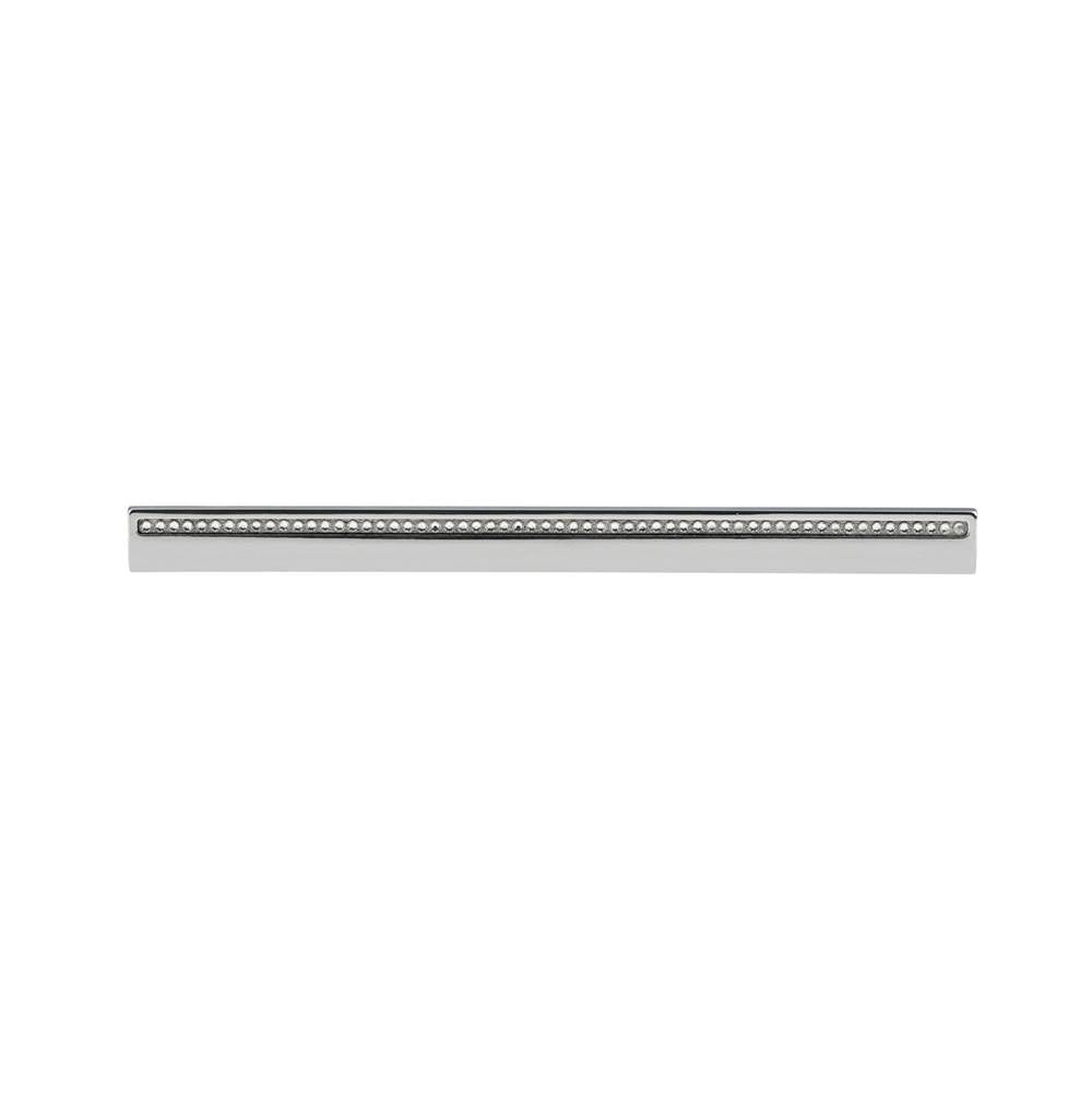 Contemporary Aluminum and Swarovski Crystal Pull - 2790