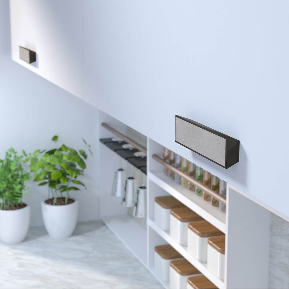 Contemporary Metal and Concrete Pull - 5858