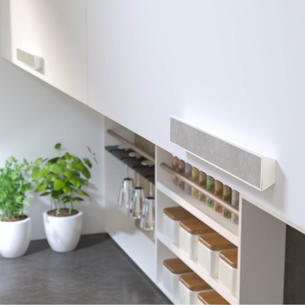 Contemporary Metal and Concrete Pull - 5858