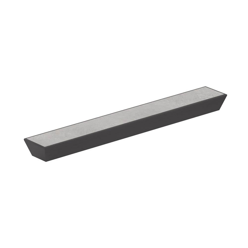 Richelieu America - Contemporary Metal and Concrete Pull - 5858 - Concrete,Brushed Anthracite