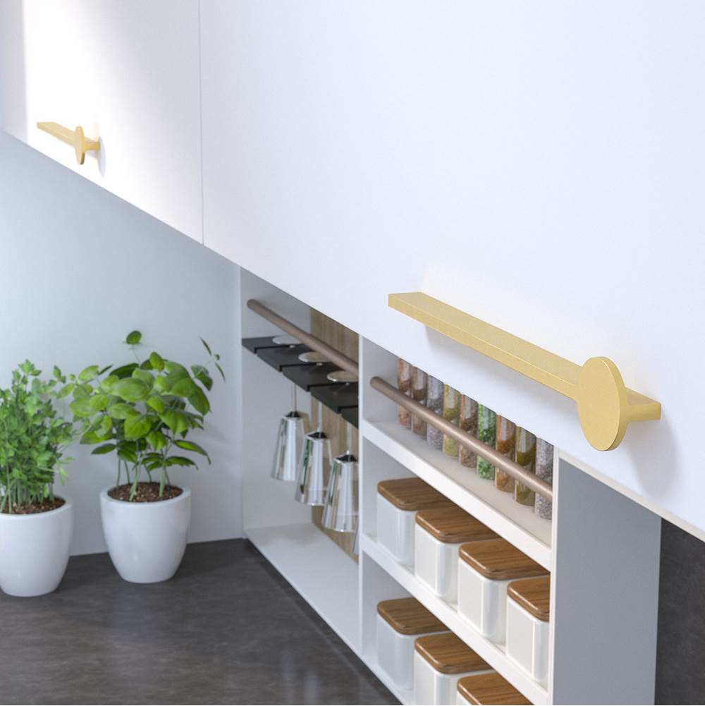 Contemporary Metal Pull - 7979