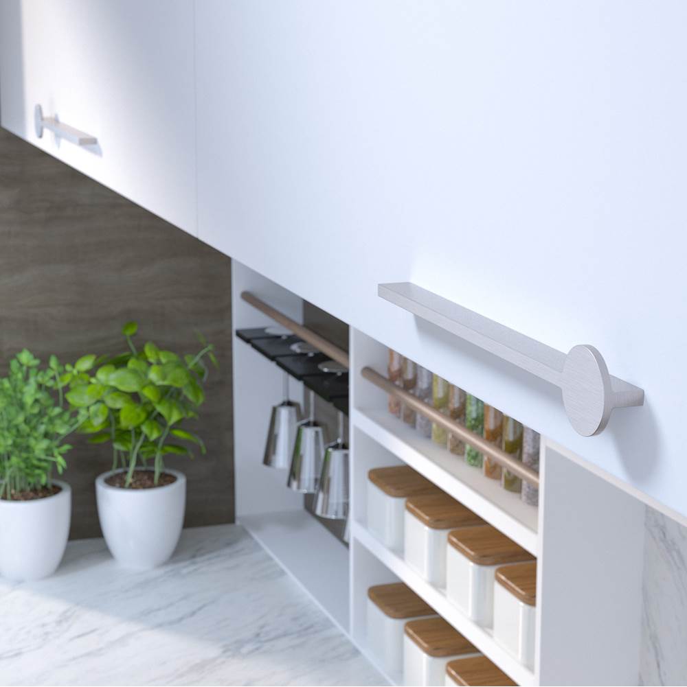 Contemporary Metal Pull - 7979