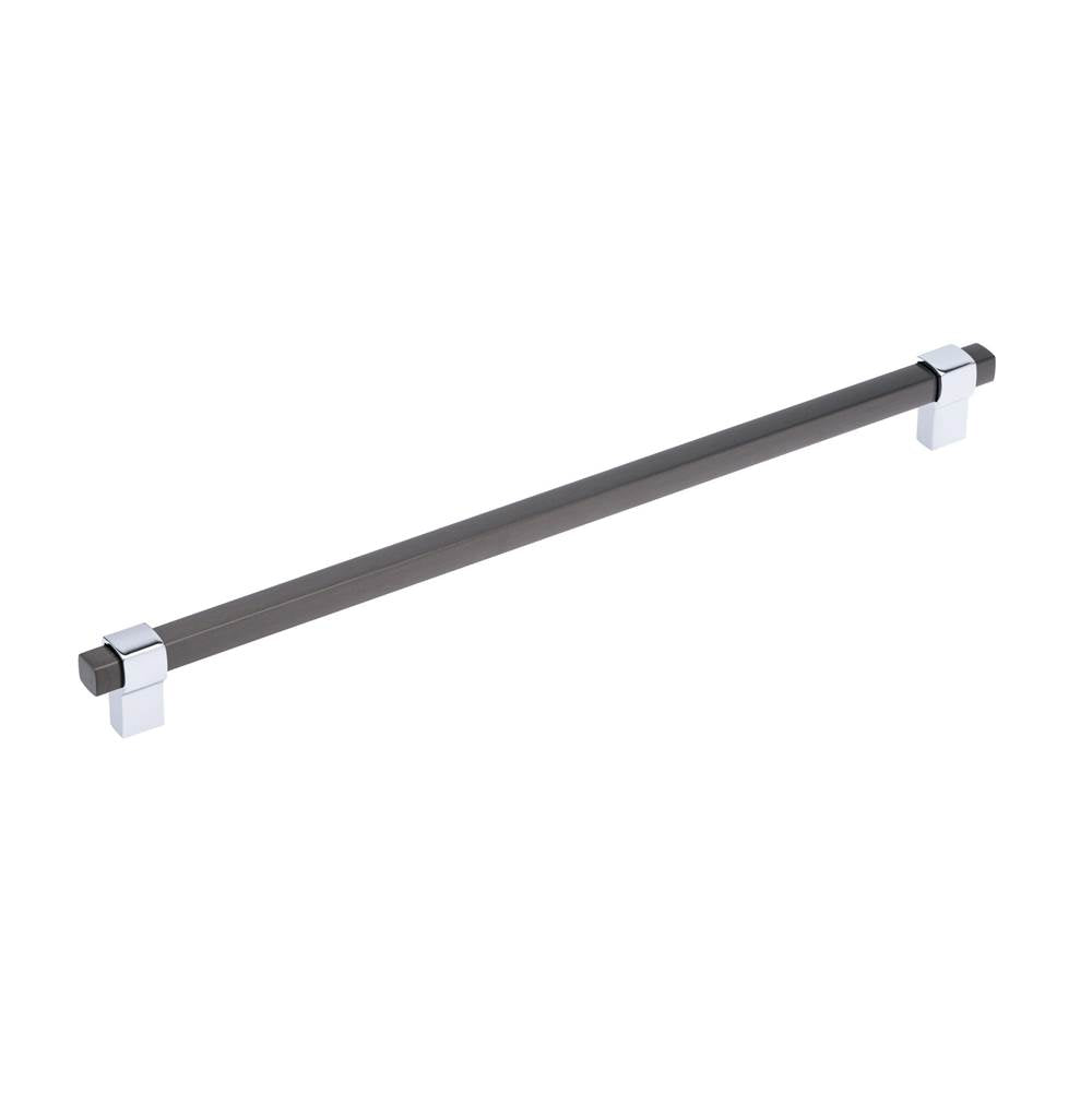 Richelieu America - Contemporary Metal Pull - 8715 - Brushed Black Nickel,Chrome