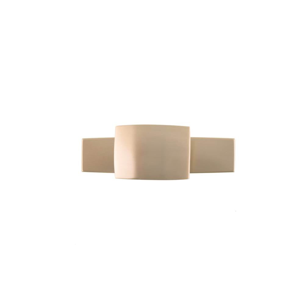 Transitional Metal Wardrobe Knob and Backplate - 2245