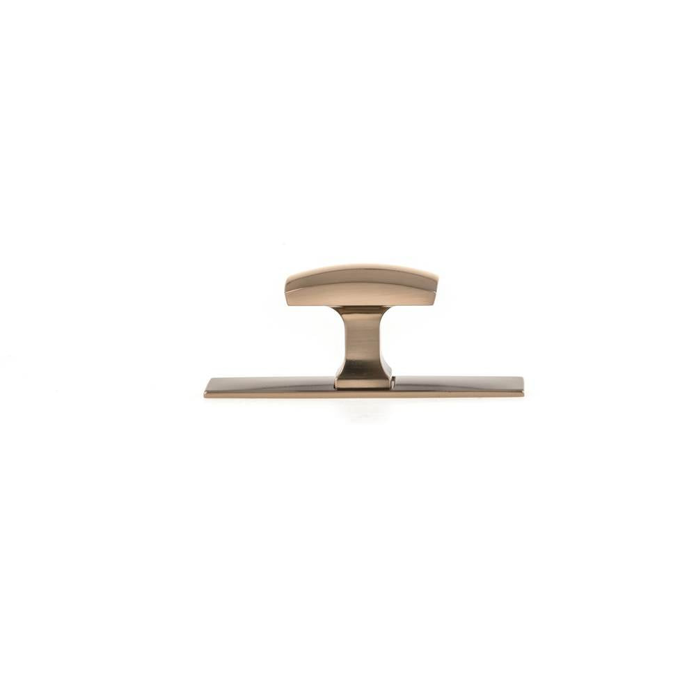 Transitional Metal Wardrobe Knob and Backplate - 2245