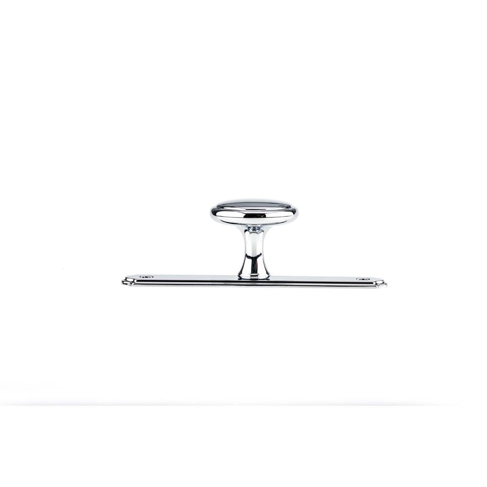 Transitional Metal Wardrobe Knob and Backplate