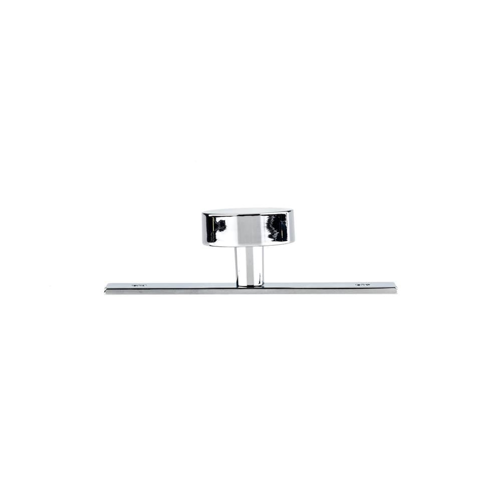 Contemporary Metal Wardrobe Knob and Backplate