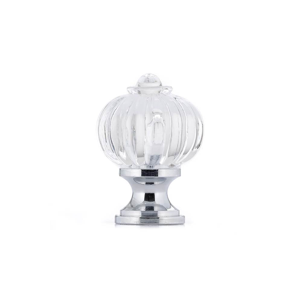Eclectic Acrylic and Metal Knob - 4035
