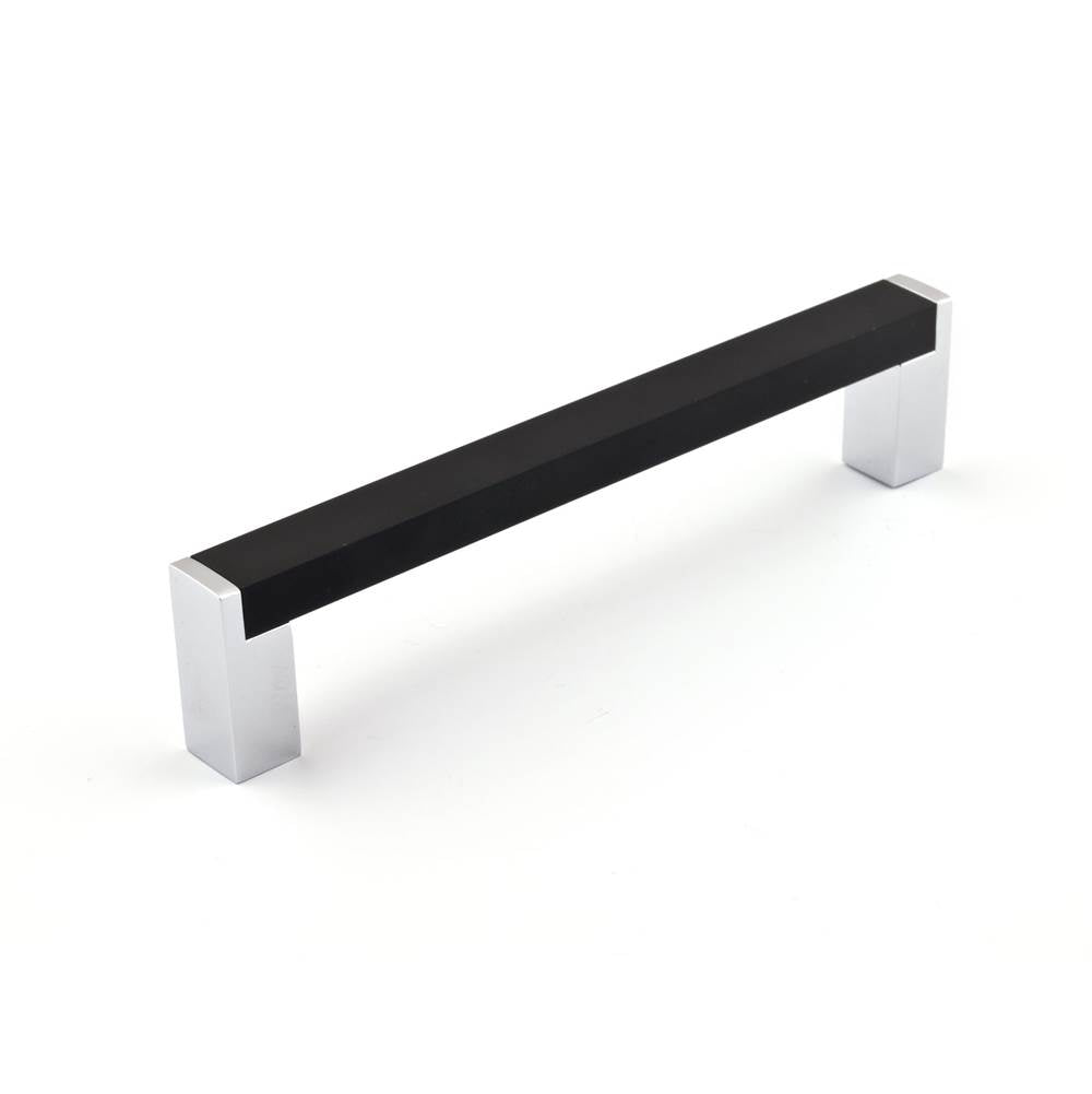 Richelieu America - Contemporary Metal and Aluminum Pull - 801 - Matte Black,Chrome