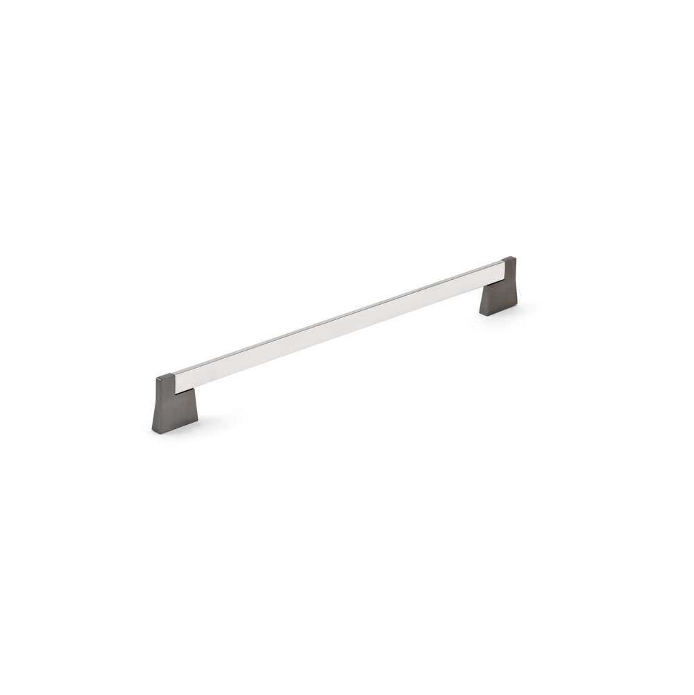 Richelieu America - Contemporary Metal Pull - 8727 - Chrome,Brushed Black Stainless Steel