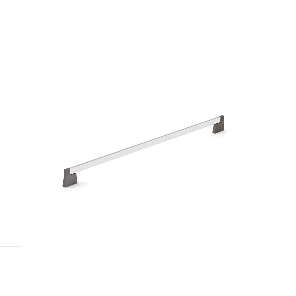 Richelieu America - Contemporary Metal Pull - 8727 - Chrome,Brushed Black Stainless Steel