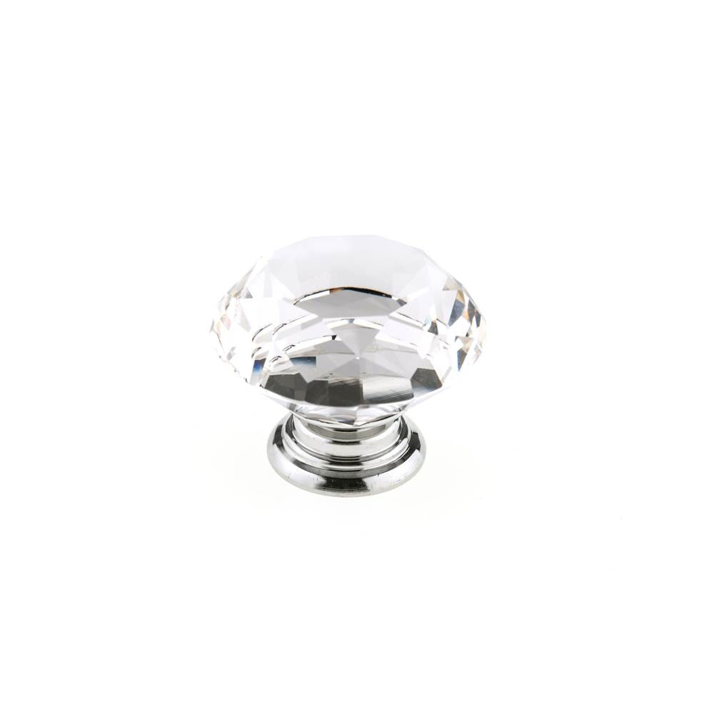 Richelieu America - Contemporary Crystal Knob - 8776 - Clear,Chrome