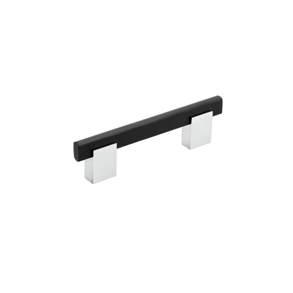 Richelieu America - Contemporary Metal and Aluminum Pull - 905 - Matte Black,Chrome