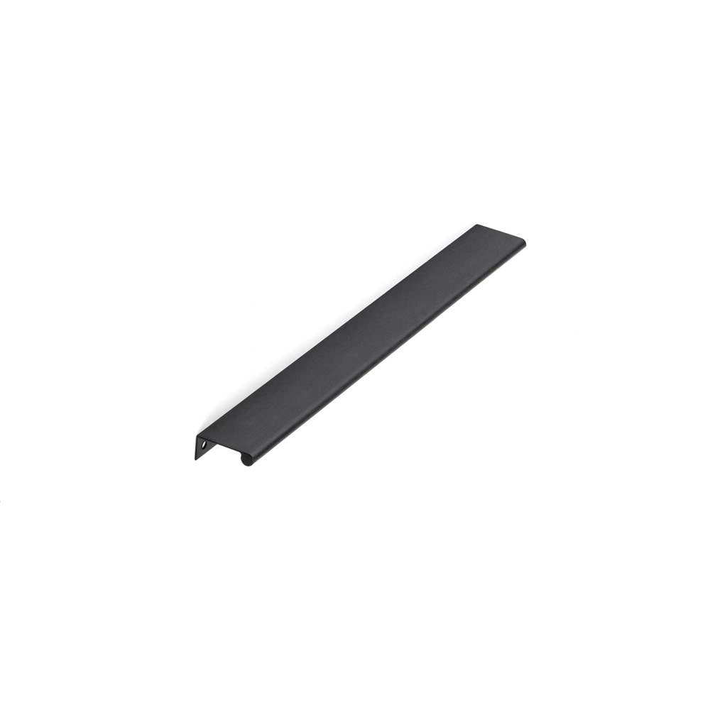 Richelieu America - Contemporary Aluminum Edge Pull - 9696 - Brushed Black