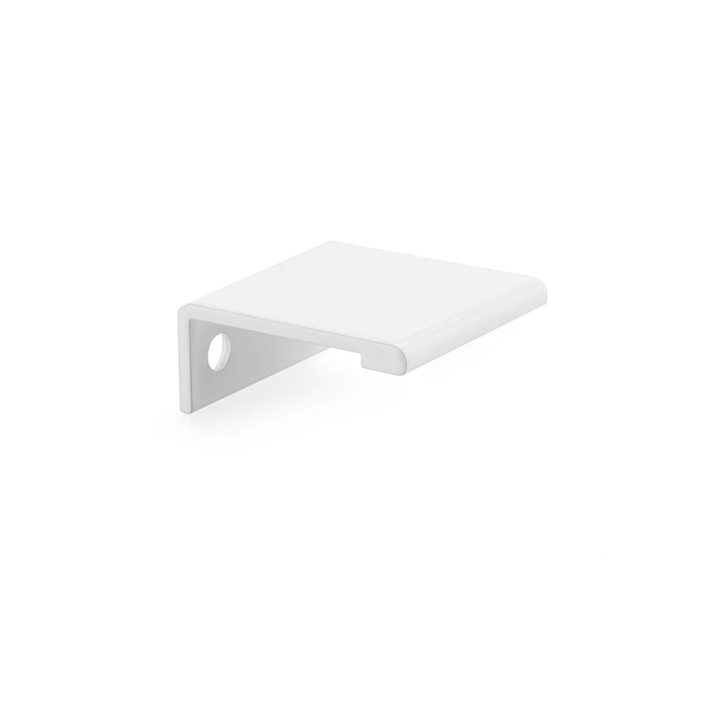 Richelieu America - Contemporary Aluminum Edge Pull - 9898 - White