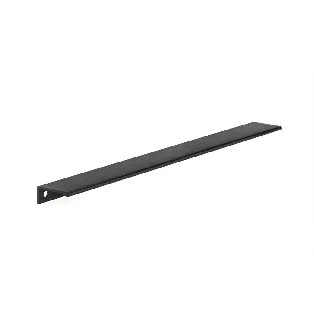 Richelieu America - Contemporary Aluminum Edge Pull - 9898 - Brushed Black