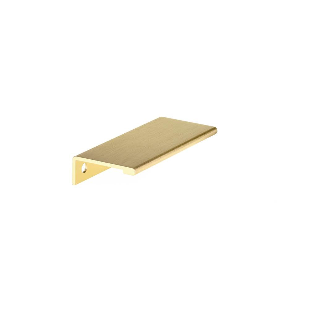 Richelieu America - Contemporary Aluminum Edge Pull - 9898 - Satin Gold