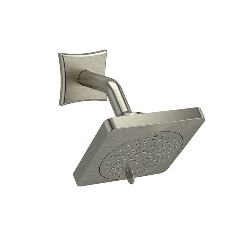 Riobel - 5'' 6-Function Showerhead With Arm - Brushed Nickel