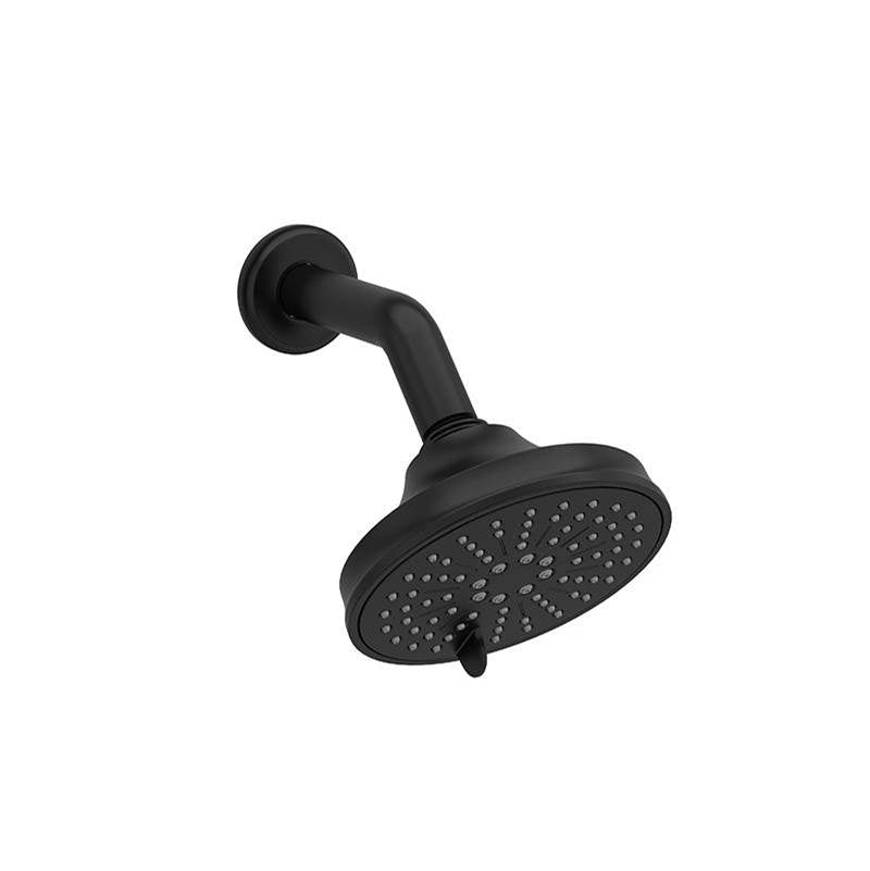 Riobel - 5'' 6-Function Showerhead With Arm - Black