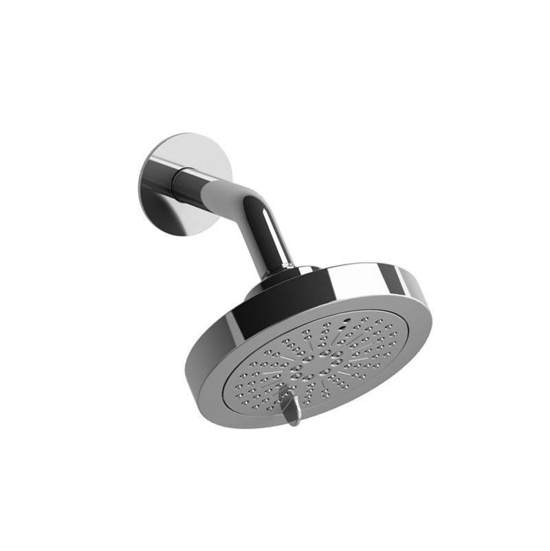 Riobel - 6'' 6-Function Showerhead With Arm - Polished Nickel