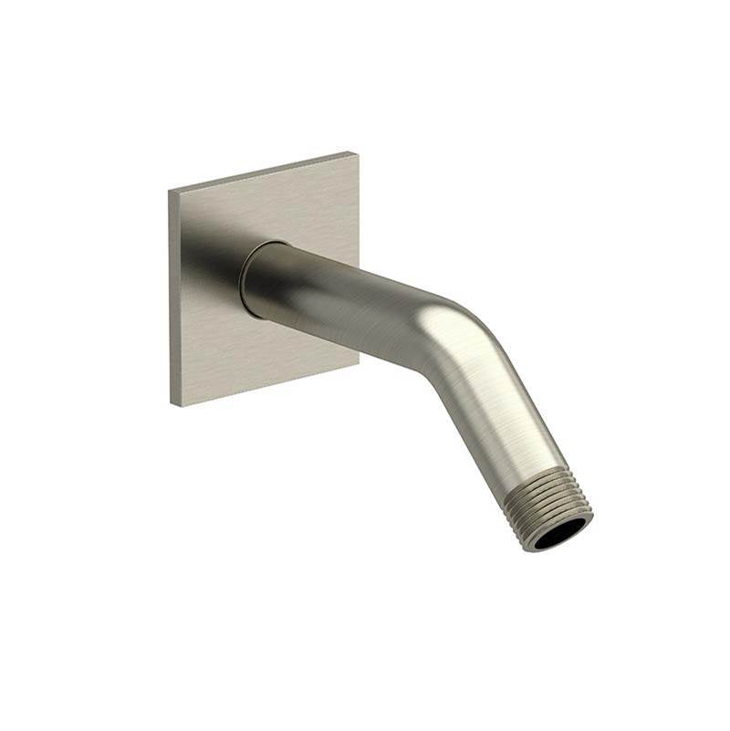 Riobel - 6'' Reach Wall Mount Shower Arm With Square Escutcheon - Brushed Nickel