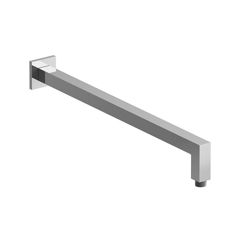 Riobel - 21'' Reach Wall Mount Shower Arm With Square Escutcheon - Chrome