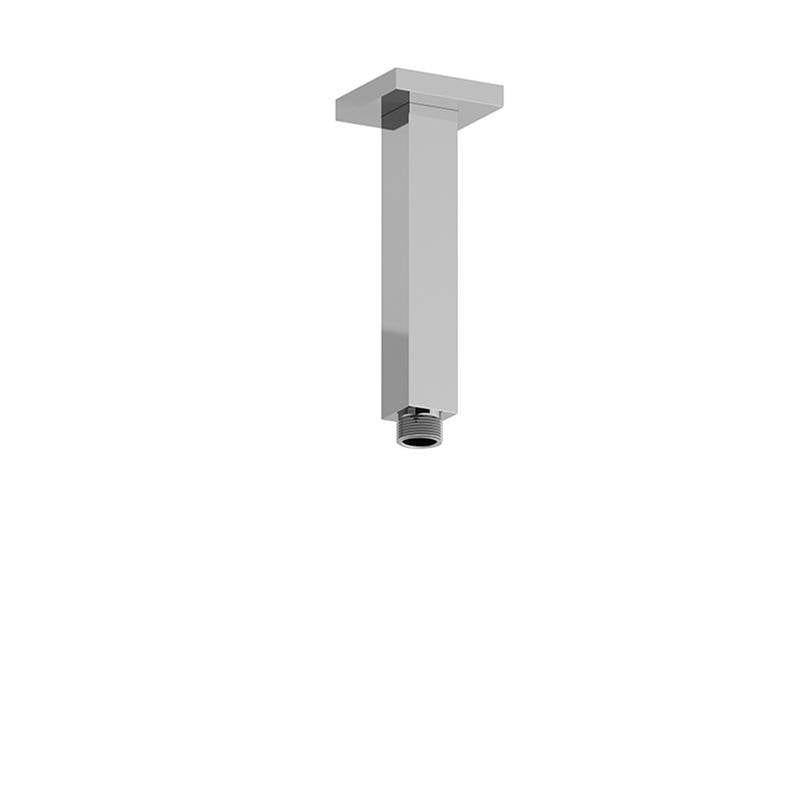 Riobel - 7'' Ceiling Mount Shower Arm With Square Escutcheon - Chrome