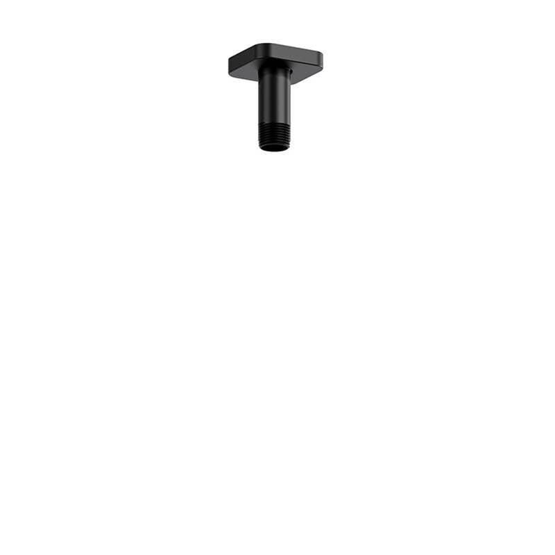 Riobel - 3'' Ceiling Mount Shower Arm With Square Escutcheon - Black