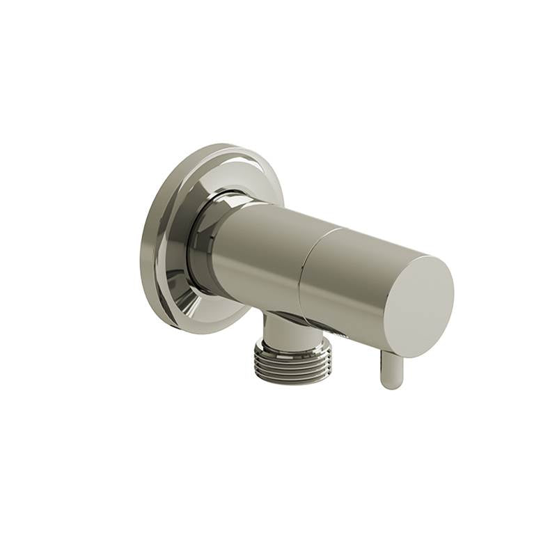 Riobel - Handshower Outlet With Integrated Volume Control - Polished Nickel