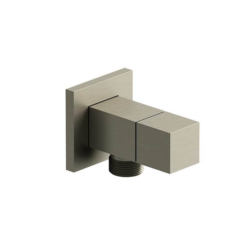 Riobel - Handshower Outlet With Integrated Volume Control - Brushed Nickel