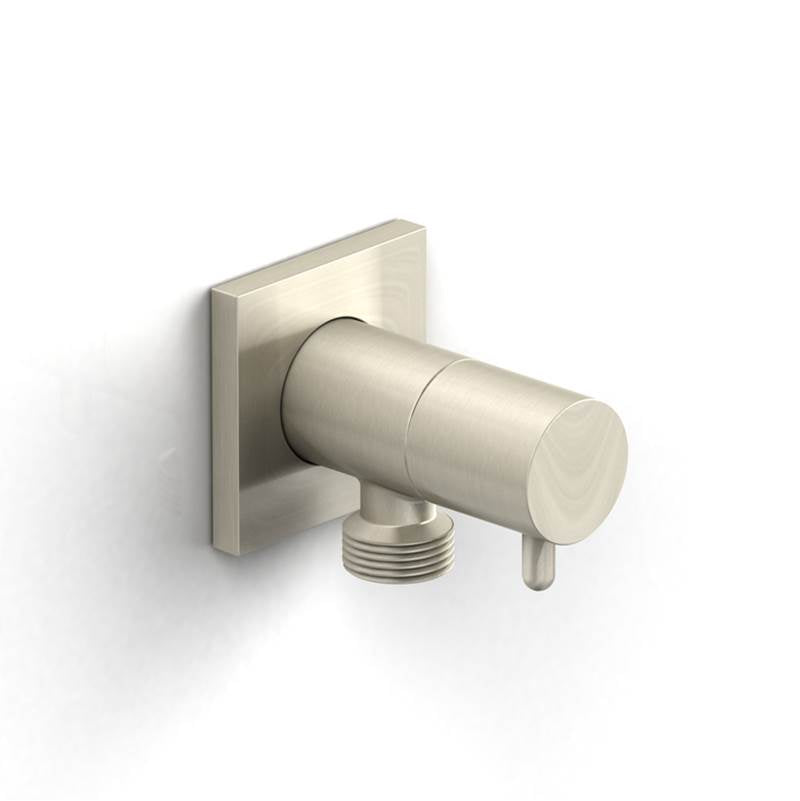 Riobel - Handshower Outlet With Integrated Volume Control - Brushed Nickel