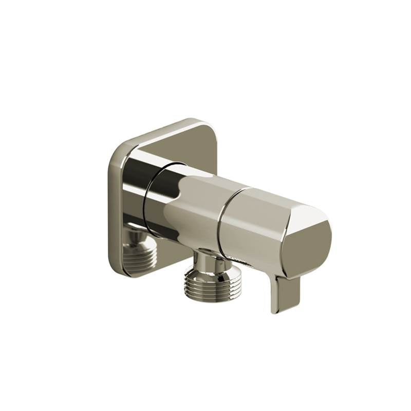 Riobel - Handshower Outlet With Integrated Volume Control - Polished Nickel