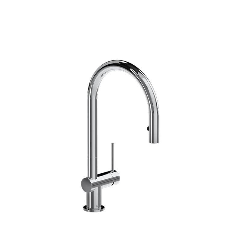 Riobel - AzureE Pull-Down Kitchen Faucet With Single Spray - Chrome