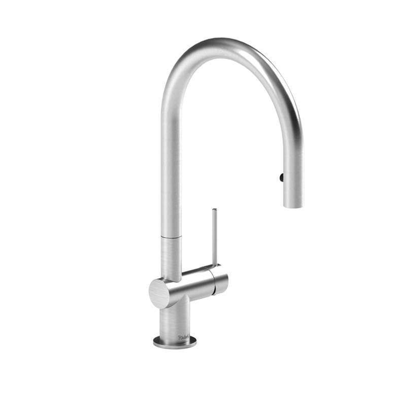 Riobel - AzureE Pull-Down Kitchen Faucet With Single Spray - Stainless