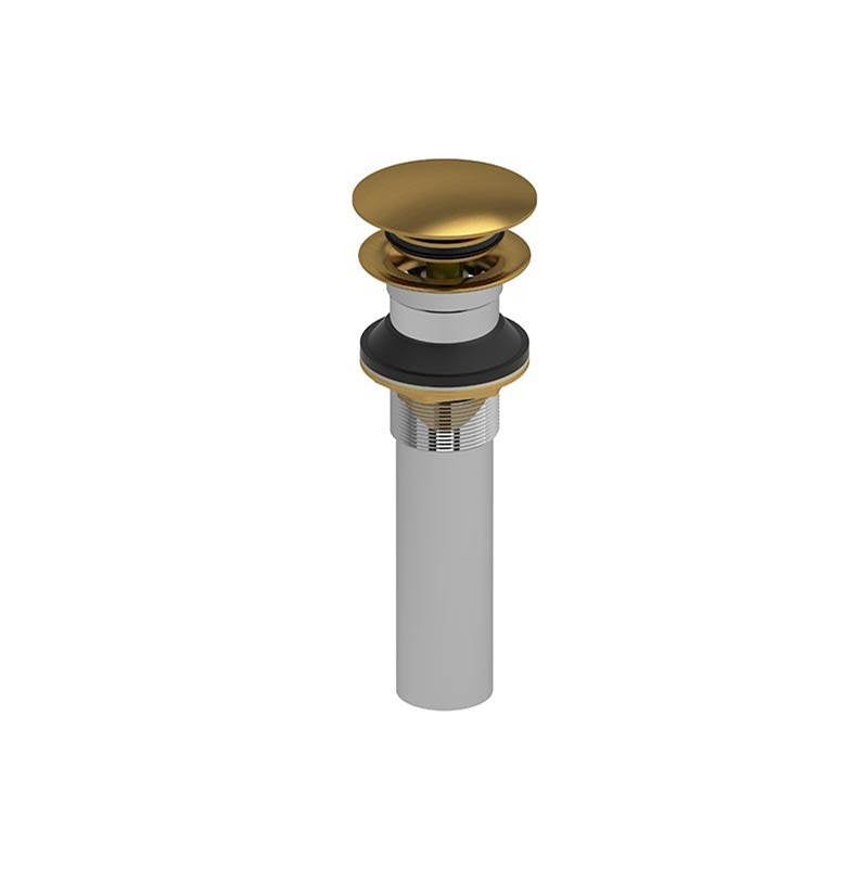 Riobel - Push Drain Without Overflow - Brushed Gold