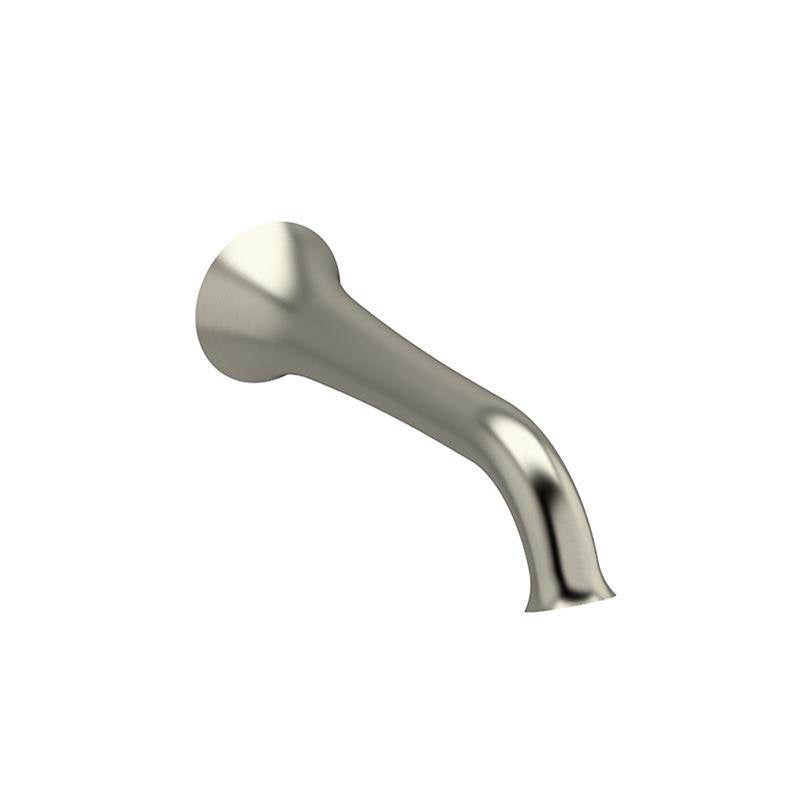 Riobel - Edge Wall Mount Tub Spout - Brushed Nickel