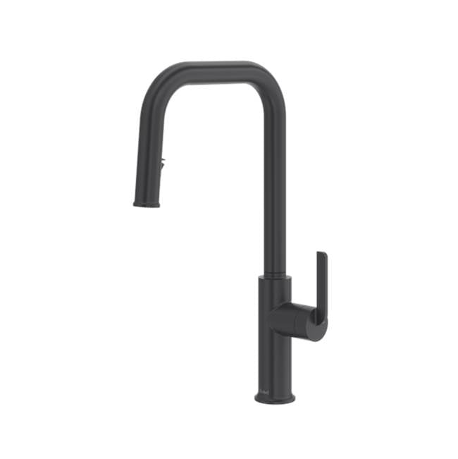 Riobel - AuthenticaE Pull-Down Kitchen Faucet With U-Spout - Black