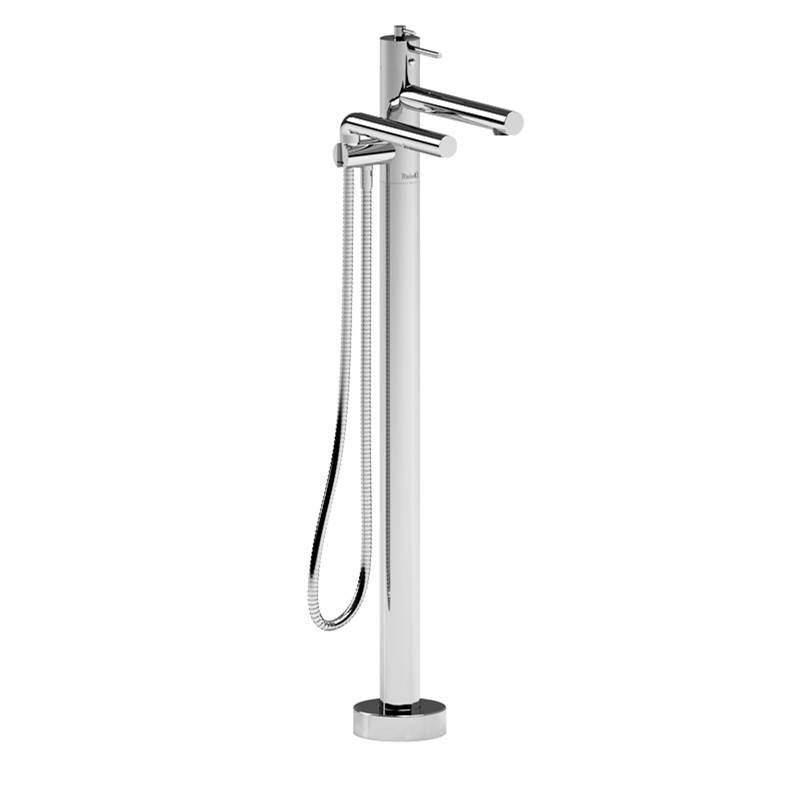Riobel - GS Single Hole Floor Mount Tub Filler Trim - Chrome