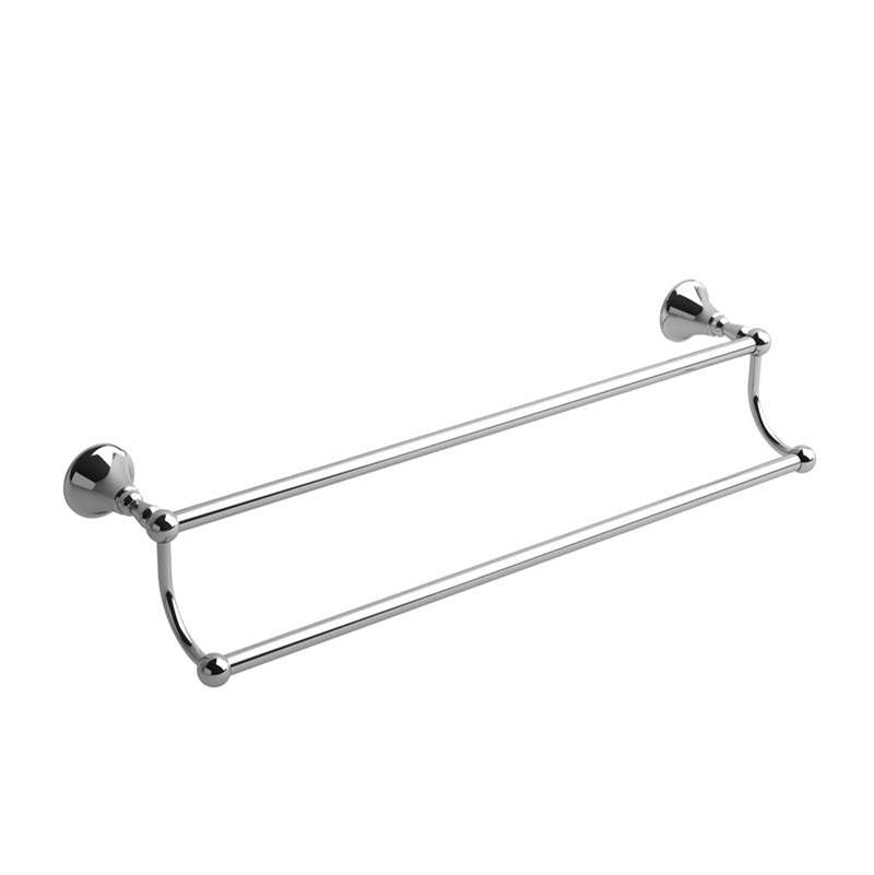 Riobel - MomentiE Double 24'' Towel Bar - Chrome