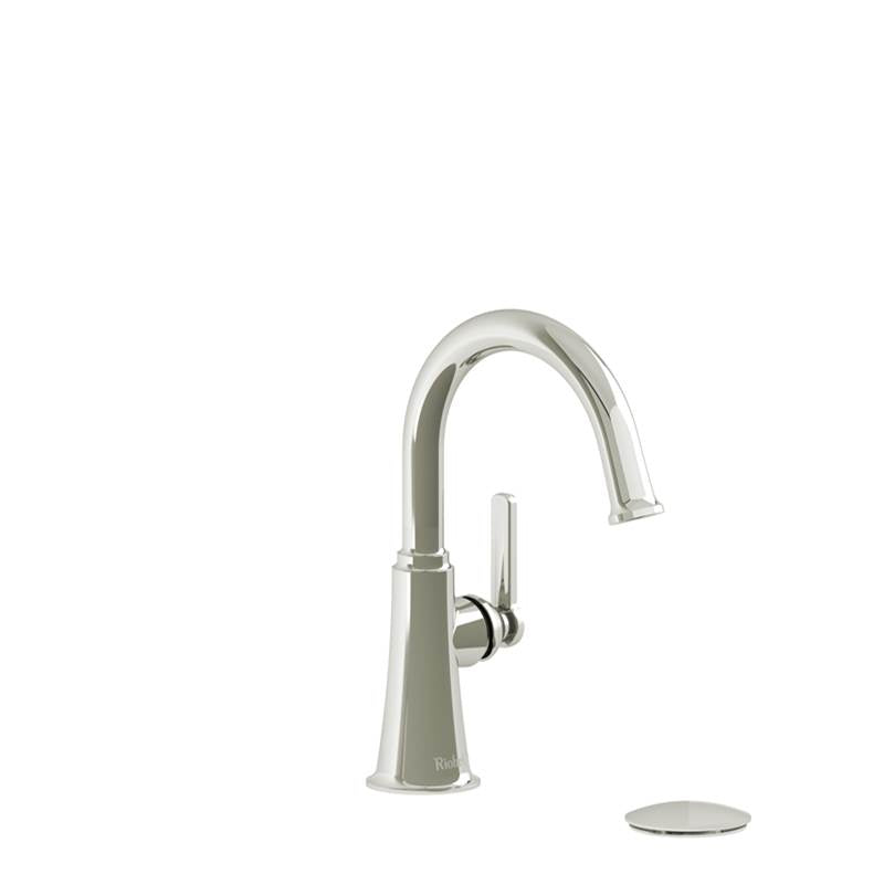 Riobel - MomentiE Single Handle Lavatory Faucet With C-Spout - Polished Nickel
