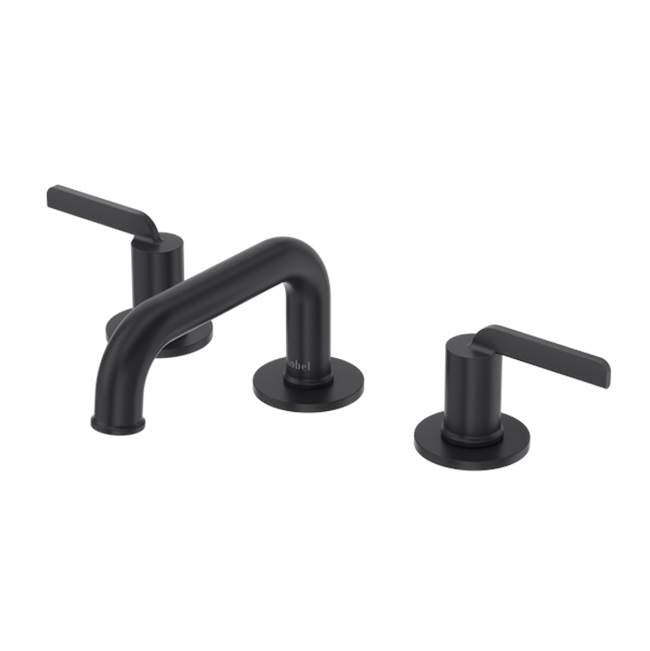 Riobel - AuthenticaE Widespread Lavatory Faucet With Low Spout - Black
