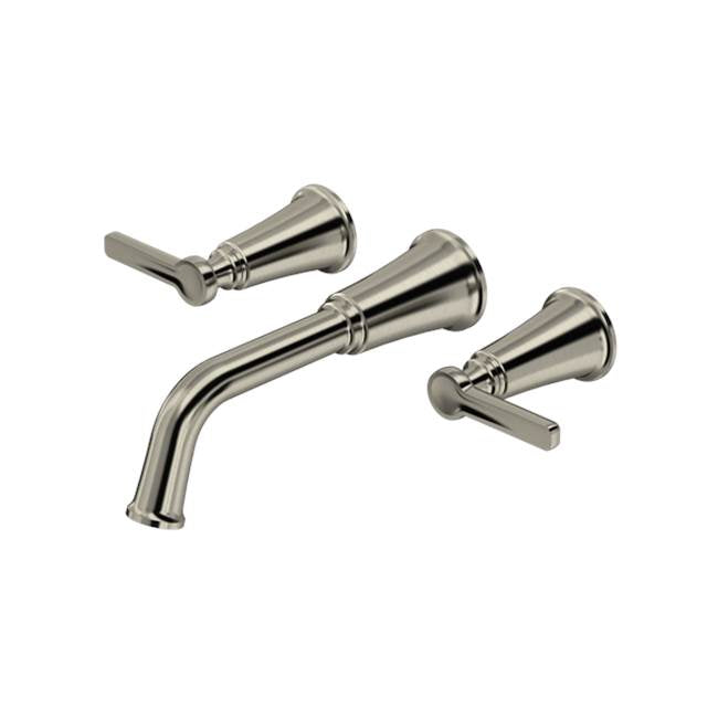 Riobel - MomentiE Wall Mount Tub Filler Trim - Brushed Nickel