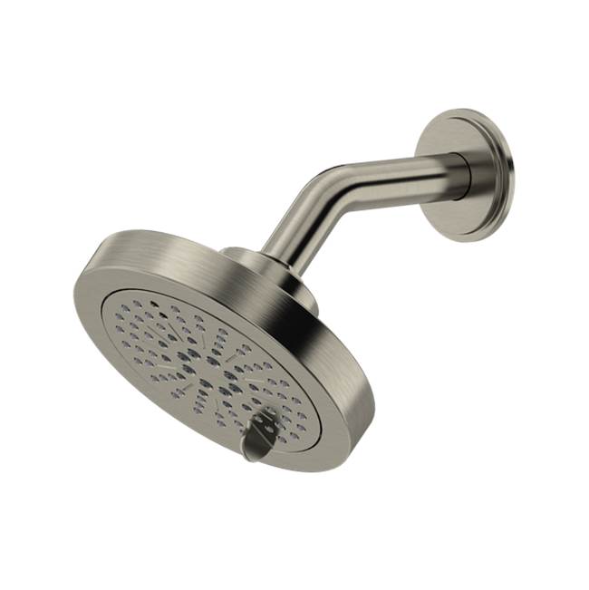 Riobel - 5'' 6-Function Showerhead With Arm - Brushed Nickel