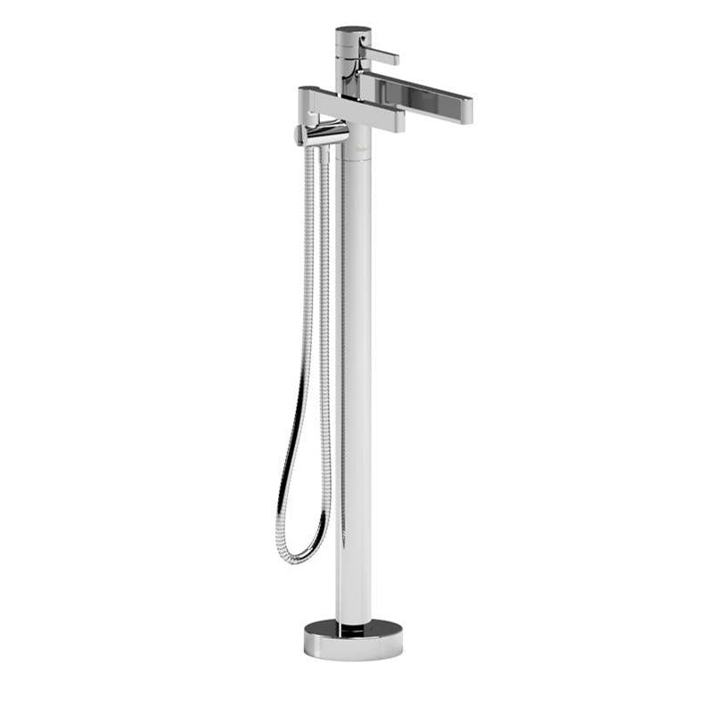 Riobel - ParadoxE Single Hole Floor Mount Tub Filler Trim - Chrome